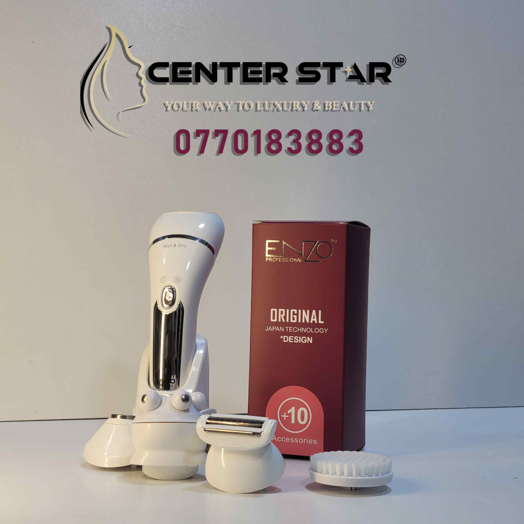 Epilateur ENZO🇮🇹 Wet & Dry sans fil, avec 10 accessoires EN-5842 - 2