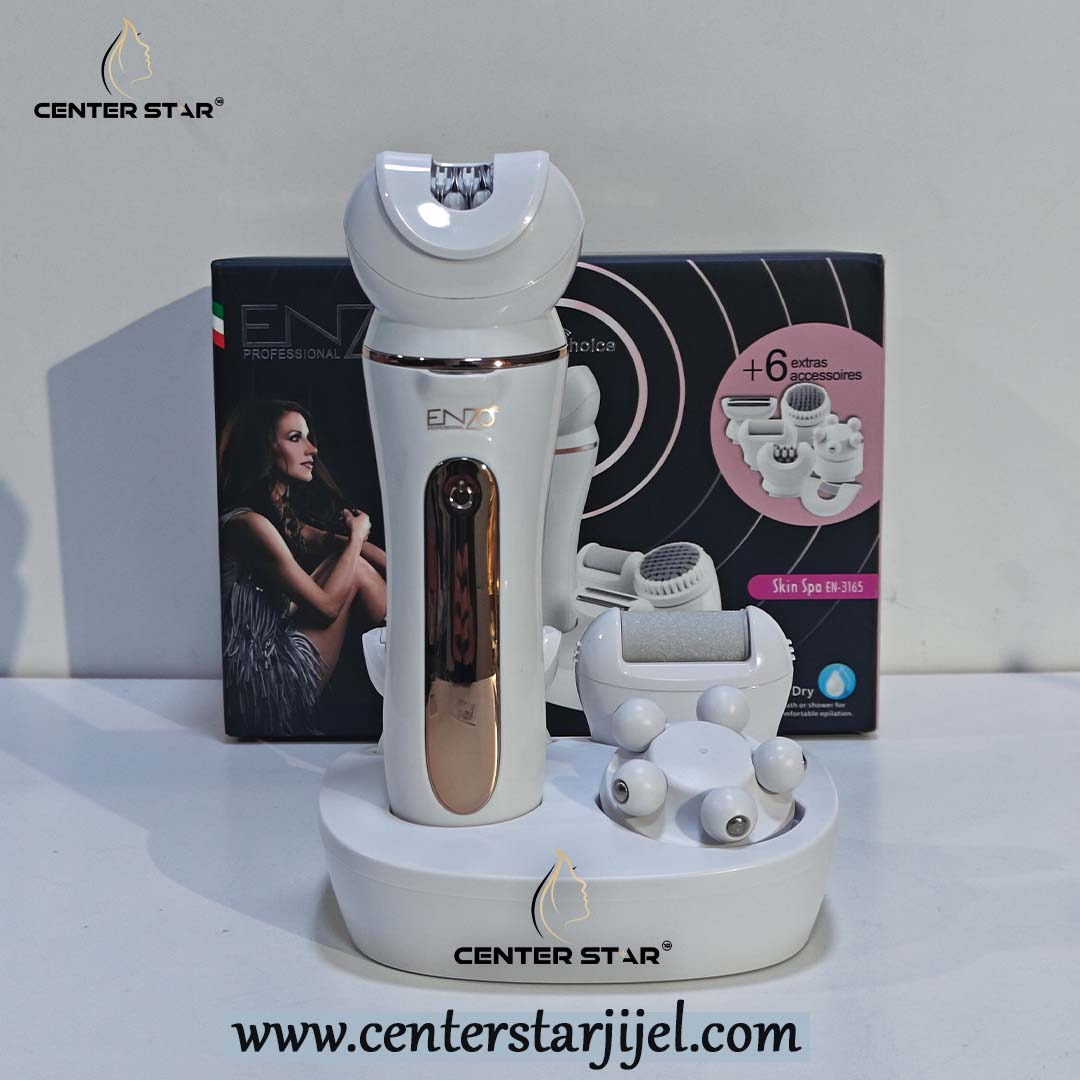 ماكينة إزالة الشعر إنزو بروفيشنال + 6 إضافات ENZO PROFESSIONAL Epilateur + 6 Extra En3165 - 2
