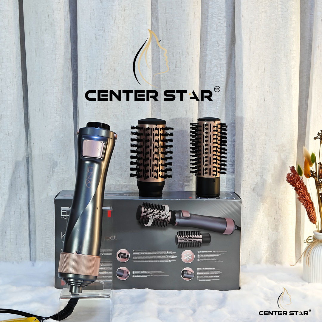  ENZO EN-759 فرشاة تجفيف وتصفيف الشعر الدوارة من إنزو بروفيشنال  - 2